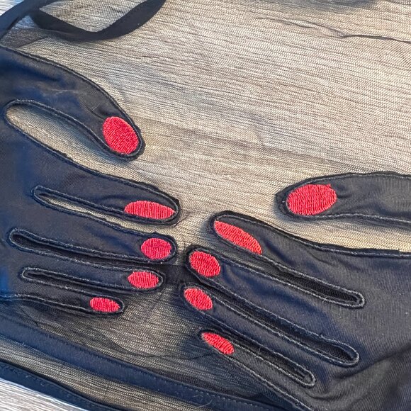 Funky Festival Halter Bralette, Hands Covering Your Bitties - Picture 4 of 7